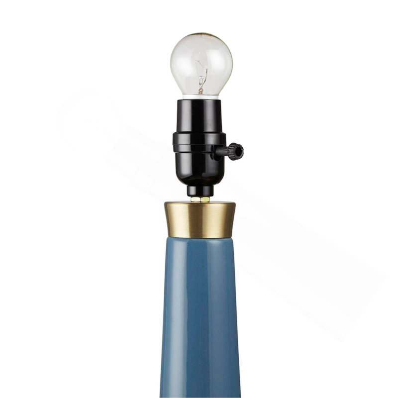 Ceramic Genie Table Lamp See Below, Blue