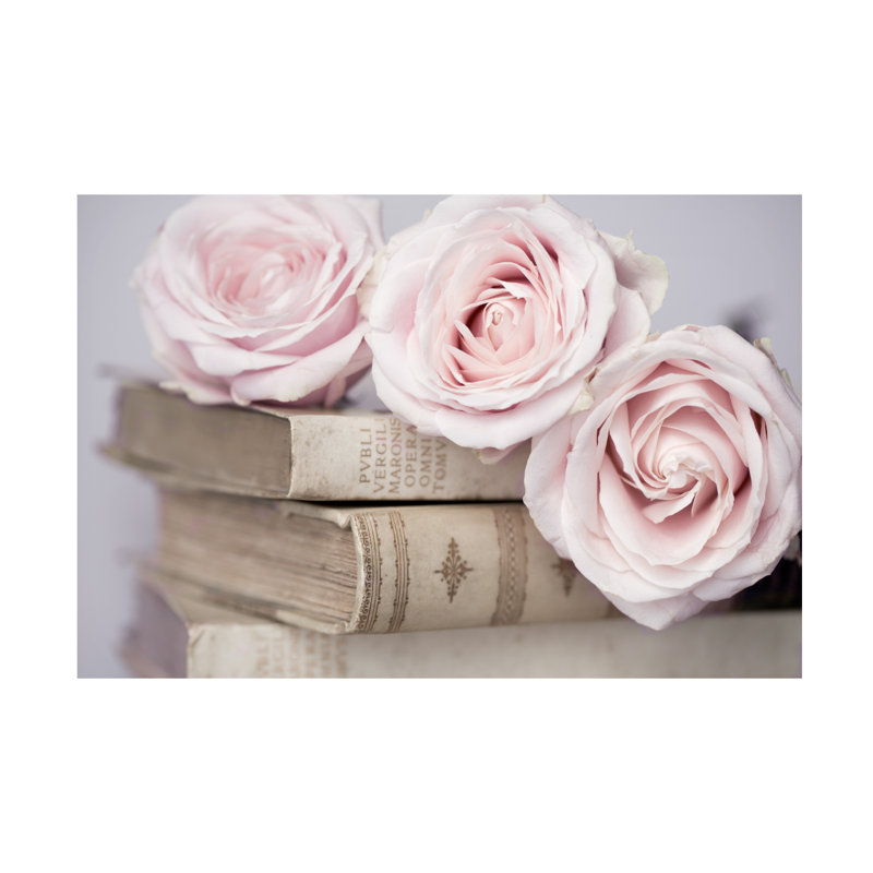 Art sympa sur toile «Roses rétro», H 12 po x l 19 po x P 2 po