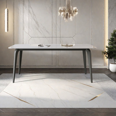 Table Rock moderne minimaliste avec structure en acier