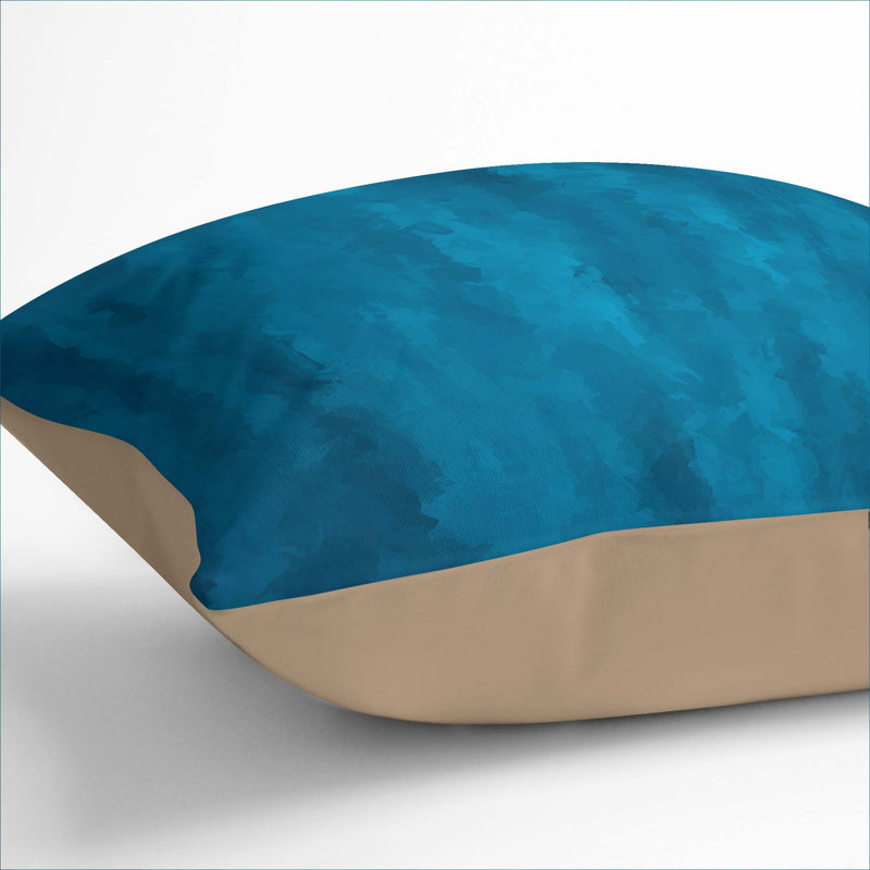 Square Throw Cushion, 40cm H x 40cm W x 15cm D, Stone