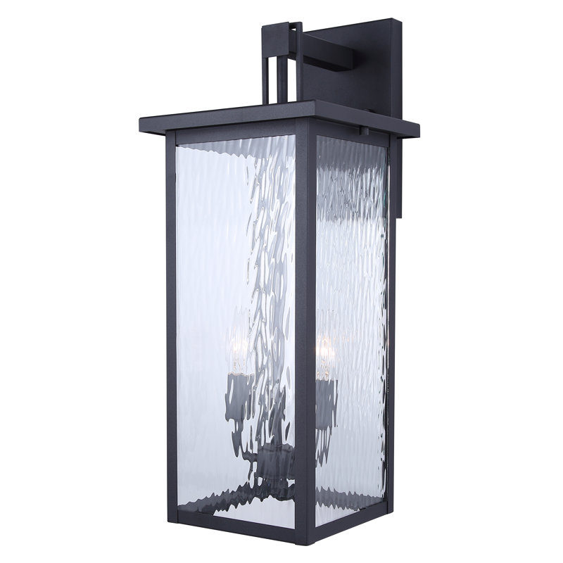 Shana Black Outdoor Wall Lantern