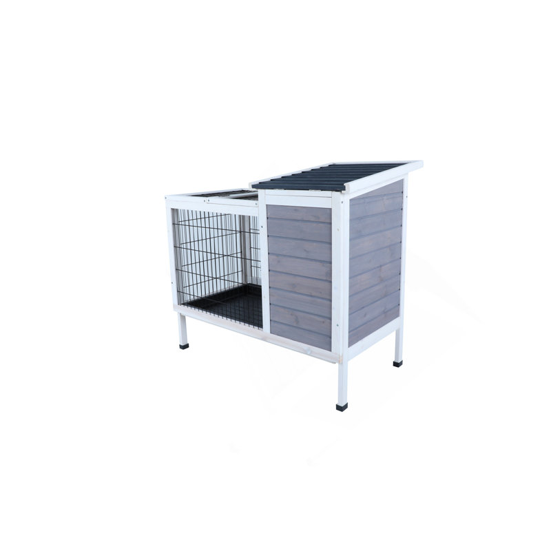 Cage pour lapin Ceevah, gris
