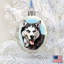 Ornement en forme de husky sibérie