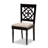 Ingalls 6 - Person Cross Legs Dining Set-326877622-367589170