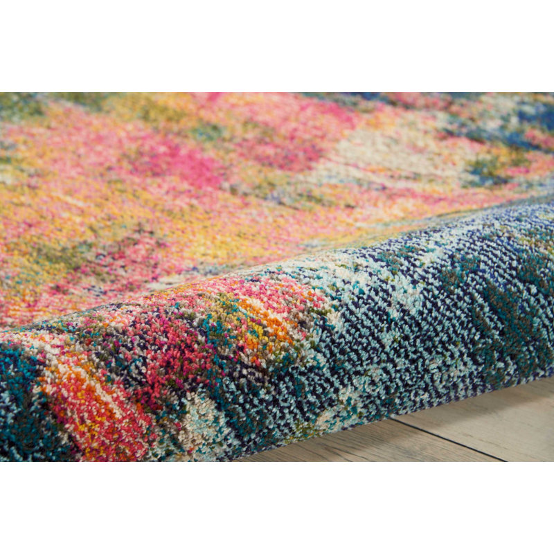 Abstract Indoor Rug, Rectangle 5'3" x 7'3"