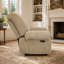 Fauteuil inclinable manuel avec repose-pieds rembourré-1908087726