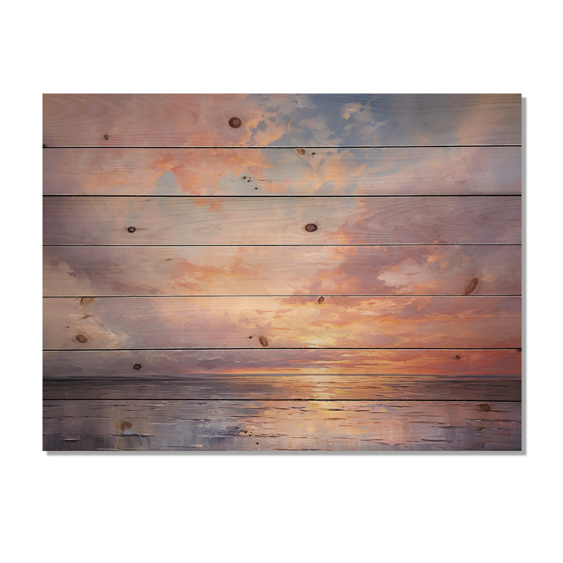 Panneaux de décoration murale Hackworth - Paysages en bois, H 24 po x l 32 po