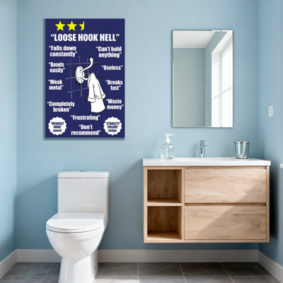 Bath & Laundry Loose Hook Hell Review Mockup