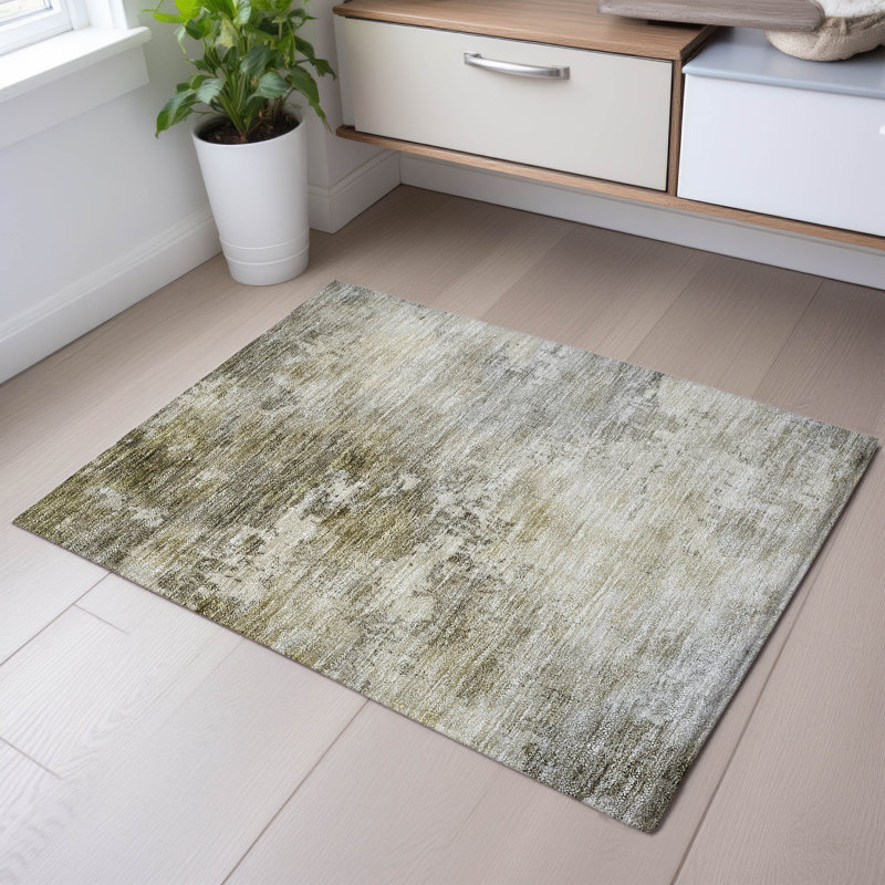 Premium Machine Washable Gurubaksh AMF1158 Abstract Rug, Rectangle 1 pi 8 po x 2 pi 6 po