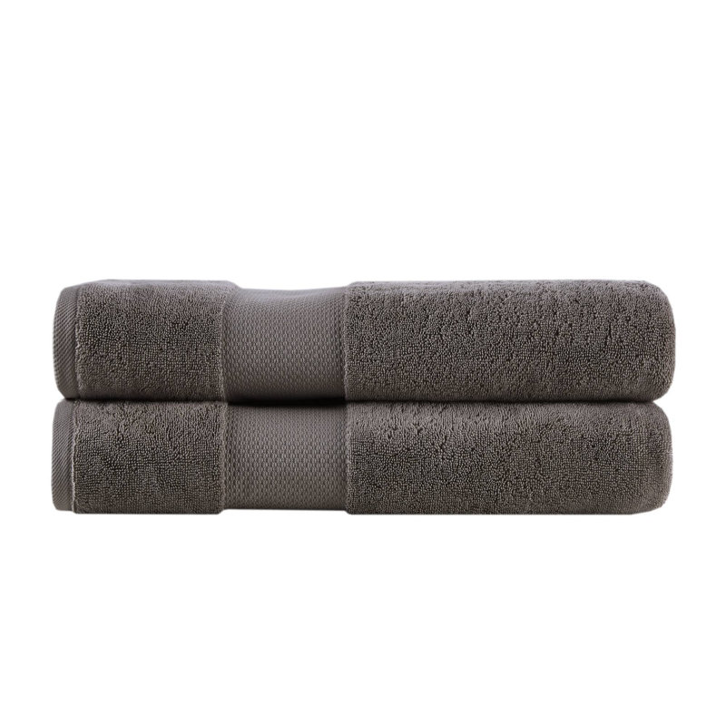 Serviettes de toilette luxueuses en coton turc absorbant pour l'élégance du bain - confort de spa haut de gamme