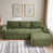 Velours côtelé vert