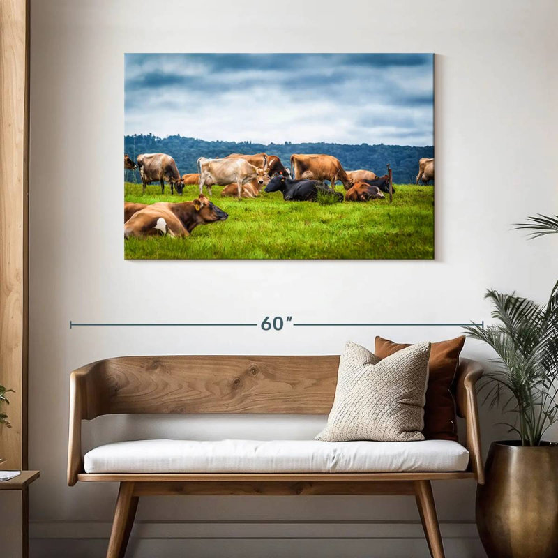 Brampt Cow Gathering, 30" H x 45" W