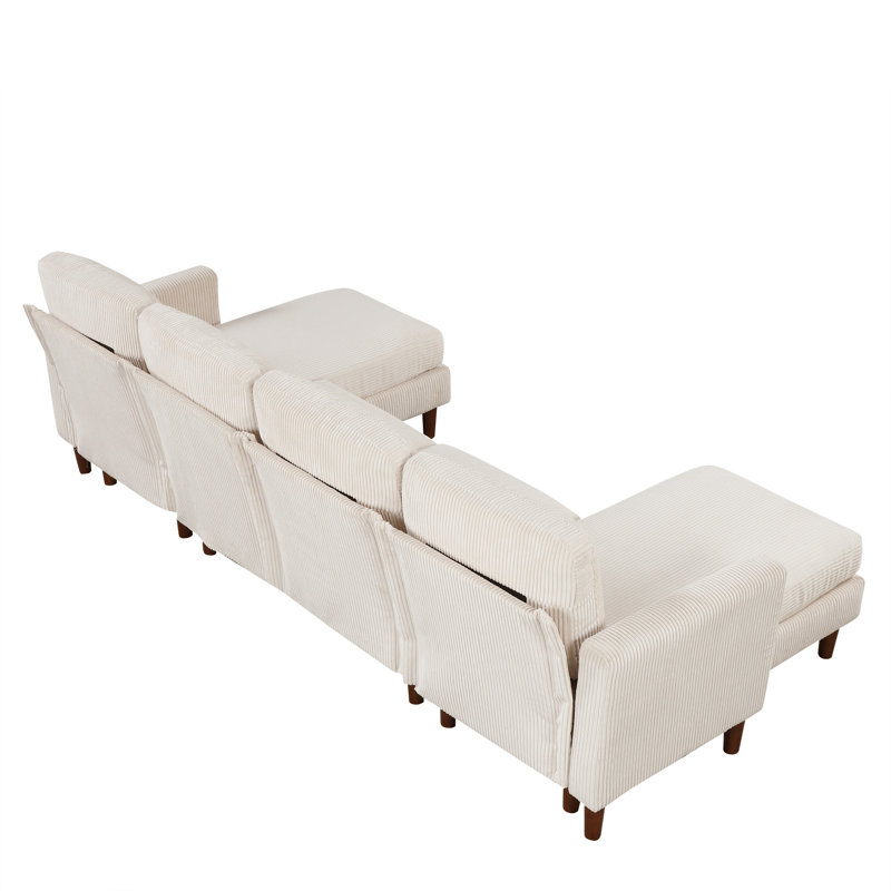 Canapé U_Style, Polyester beige