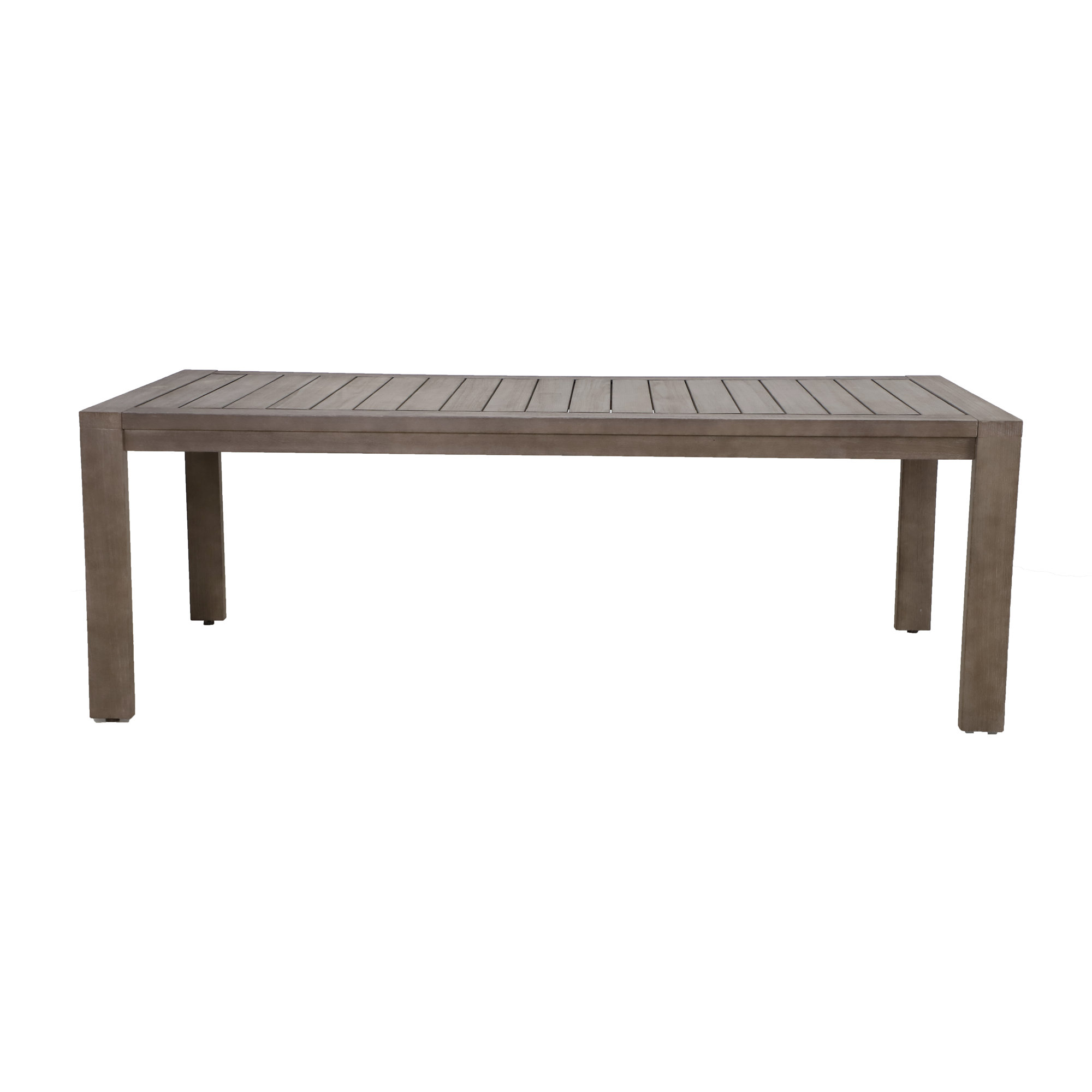 Joly Outdoor Dining Table, 30" H x 87" W x 40" D, Gray