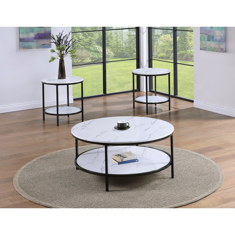 Table basse circulaire