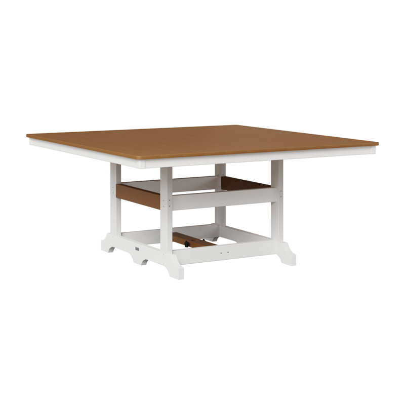 Table de salle à manger Berlin Classic, Blanc, Cèdre