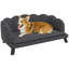 Canapé en velours pour chien avec coussin en mousse pour animaux de compagnie-887628153