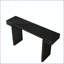 Console rustique avec finition en bois vieilli-1049095423