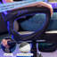 Fauteuil de jeu de course et de course réglable, inclinable et ergonomique en similicuir avec repose-pieds-79633549