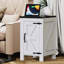 Table de chevet blanche Abeel