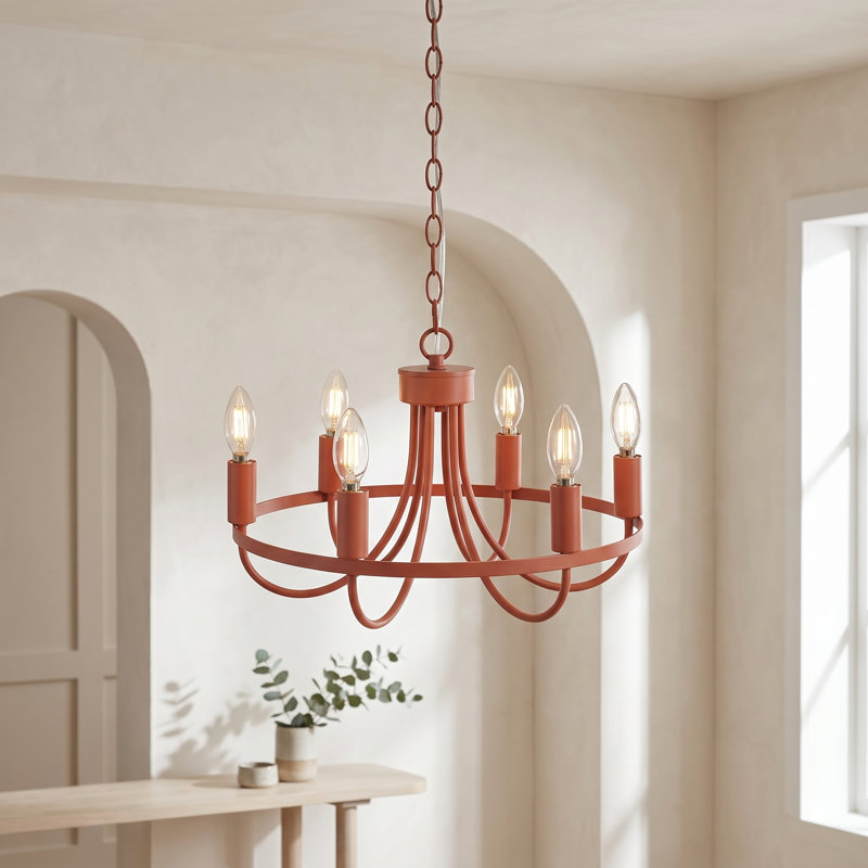 Sienna Iron Six-Light Pendant
