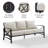 Marple 79 " W Metal Patio Sofa with Cushions-167626605-167626606