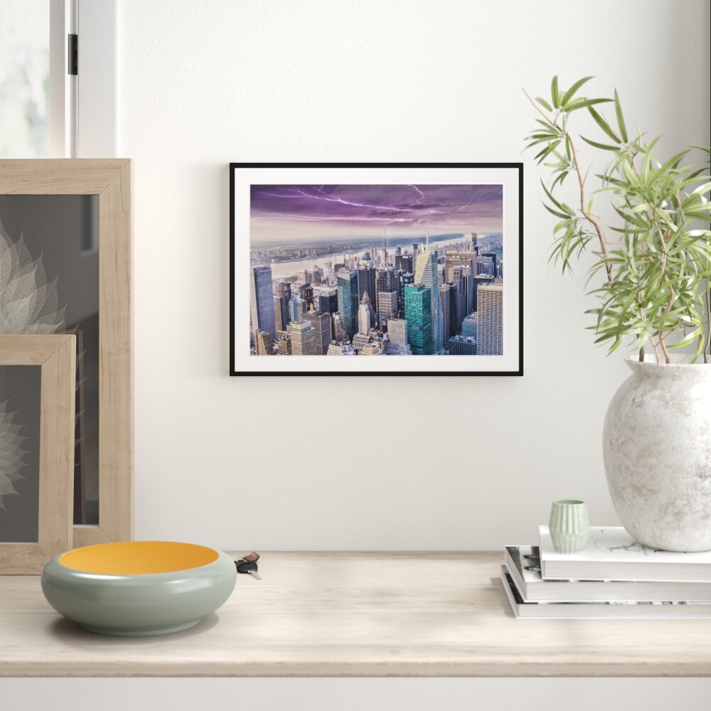 Gerahmtes Poster New York Skyline