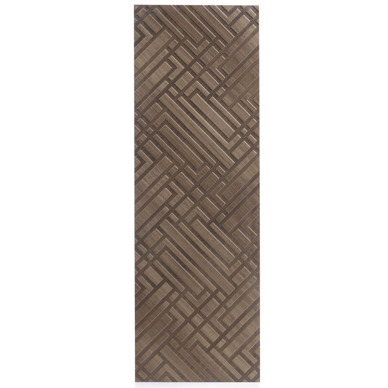 Industry Tile 16x48 Karri Cross Designer Wood Look Brown Wall Tile