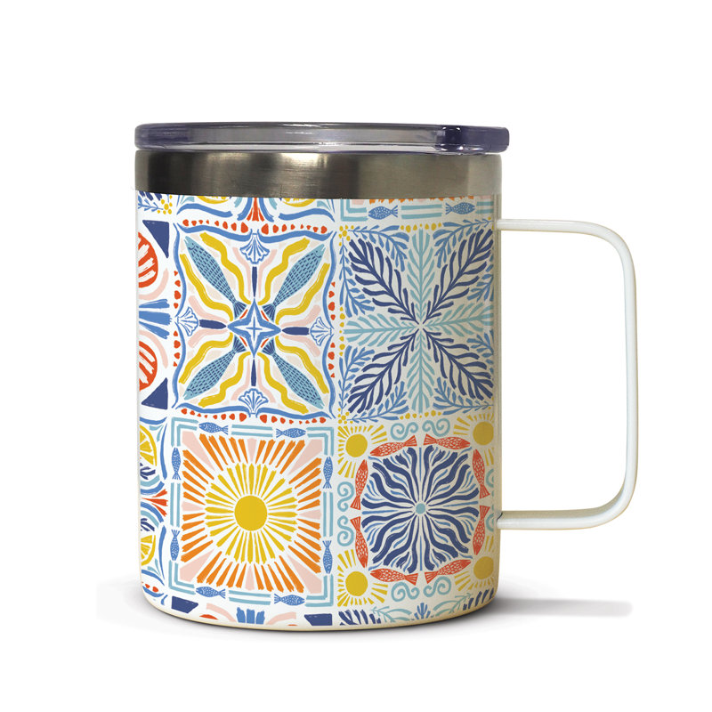 Tasse en acier inoxydable avec couvercle Suncoast