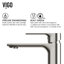 Vinca 18" L x 14" W x 5" H Rectangular White Matte Stone™ Vessel Bathroom Sink with 11" H Faucet