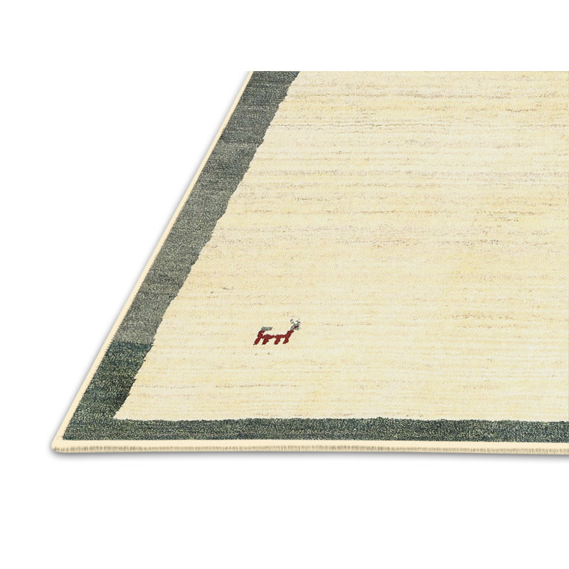 Tapis abstrait beige, Rectangle 5 pi x 7 pi