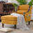Oversized Chaise Lounge Chair Wide Seat Chenille Single Sofa Bed with Storage Pockets, 800lb Capacity Solid Wood Frame Sleeper Armchair for Living Room & Bedroom-1563542105