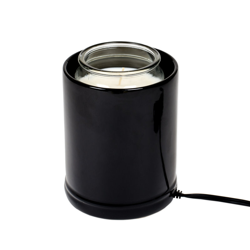 Chauffe-cire bougie en céramique, Noir