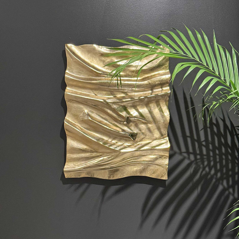Uttermost Undulate Outdoor Gold Wall Panel