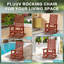 Chaise berçante surdimensionnée en PEHD d'extérieur-22411535