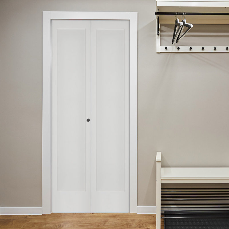 Porte pliante Ovolo 1 panneau apprêtée, 36 po x 79 po