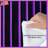 Purple Vertical Stripes Comforter-123586594