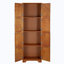 Armoire de rangement en coin avec 8 portes-10426069