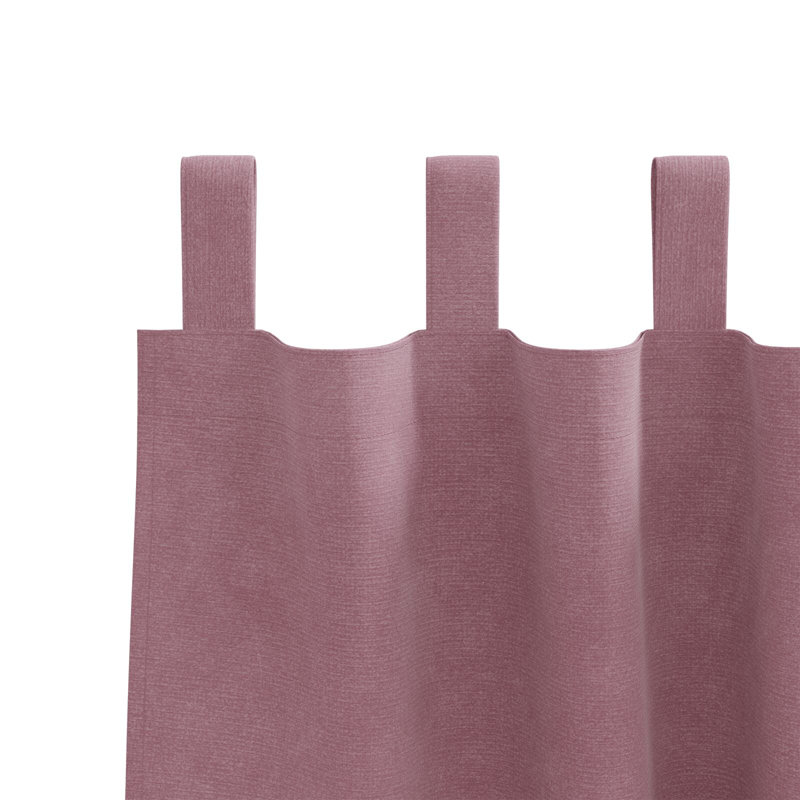 Curtains Polyester 140 Cm Decorative Inlays, 140cm Width x 140cm Drop, Pink