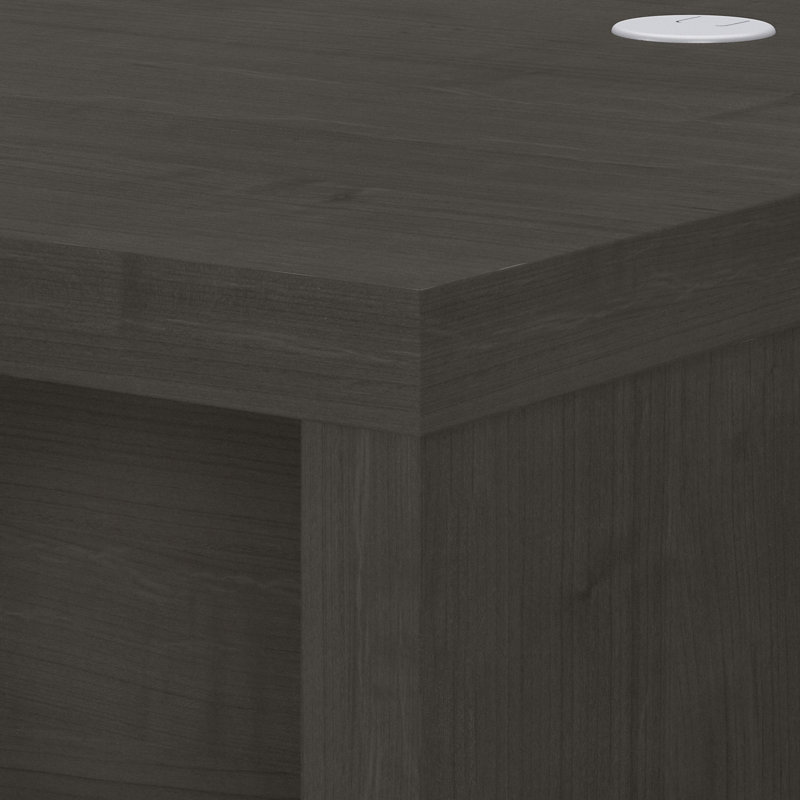 Echo Desk, Charcoal Maple, 30" H x 72" W x 23.54" D