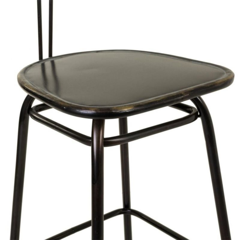 Counter Stool with Metal Frame