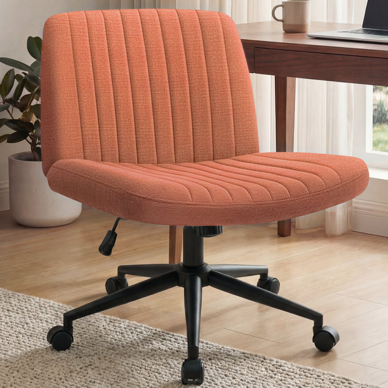 Chaise de bureau Keyri Criss, Brun, Double roue, Tissu