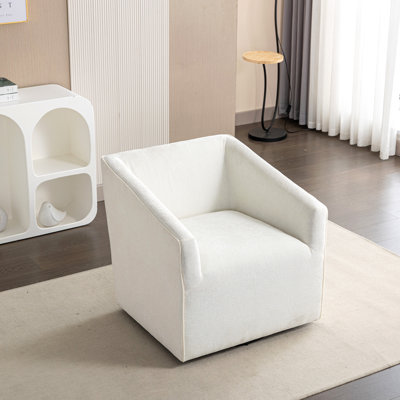 Fauteuil demi-tonneau pivotant à 360 ° Nice