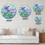 Bellflowers Blooming - Horloge murale traditionnelle-93602429