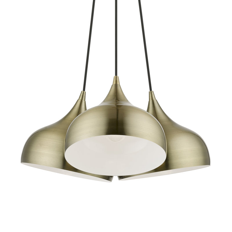 Chassitty 3 - Light Antique Brass Pendant