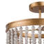 Plafonnier semi-encastré 3 lumières Boho Farmhouse
