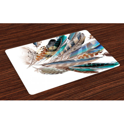 Muller Animal Shape Feather Fashion Placemat