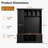 Farmhouse Hall Tree, Entryway Coat Rack with Shoe Storage Bench, 5 Hooks, Cabinet, Drawers, Cubbies-642495028