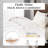 King Size Duck Feather Duvet Insert with Cloud Like Fluff Quiet Sleep and Easy Machine Wash-322127040