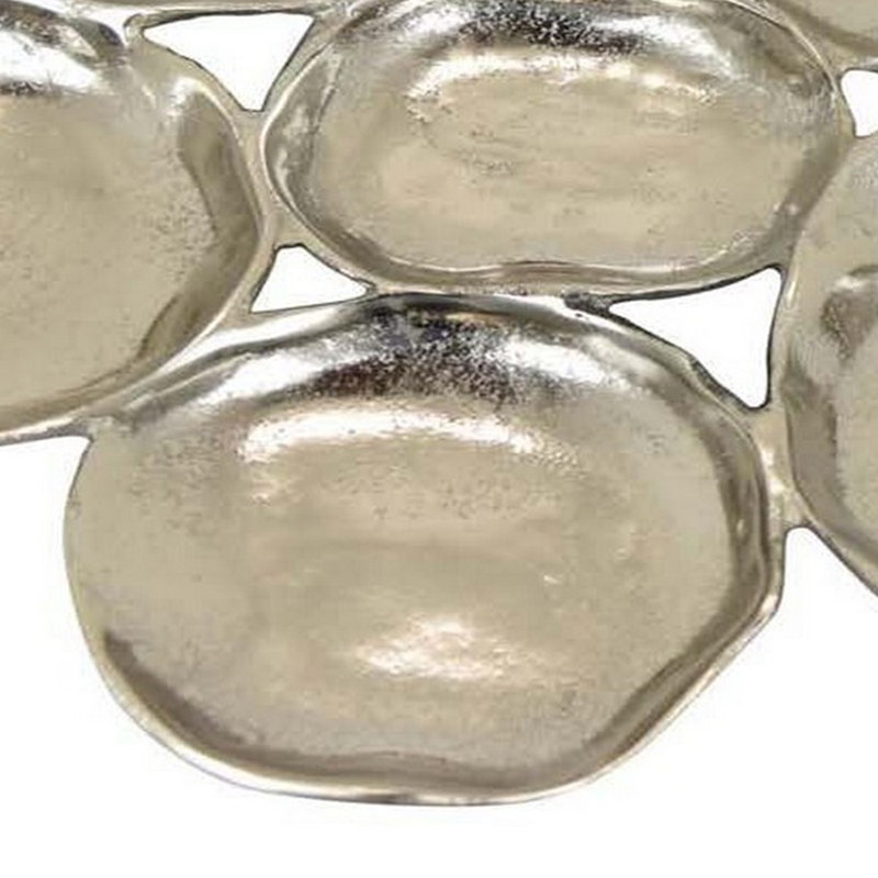 Accent en métal Howser 9, Argent argent